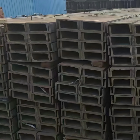 Q235B 槽钢 5#-20# 低价热浸镀锌建筑用栅栏太阳能支架批量折扣切割焊接