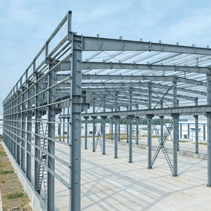 钢框架重型仓库建筑套件预制工业钢结构低维护高强度钢车间