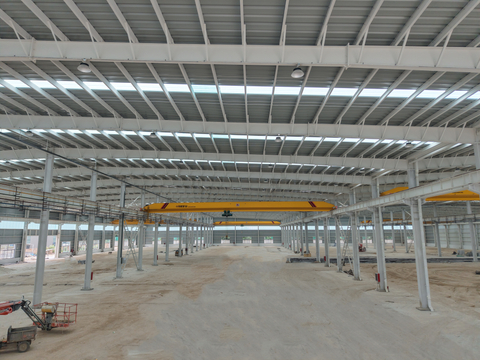 仓库和建筑施工工业重型钢结构框架制造服务