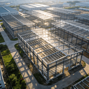现代设计 重型预制钢结构车间 大跨度工业建筑 焊接切割服务 ISO 9001 认证